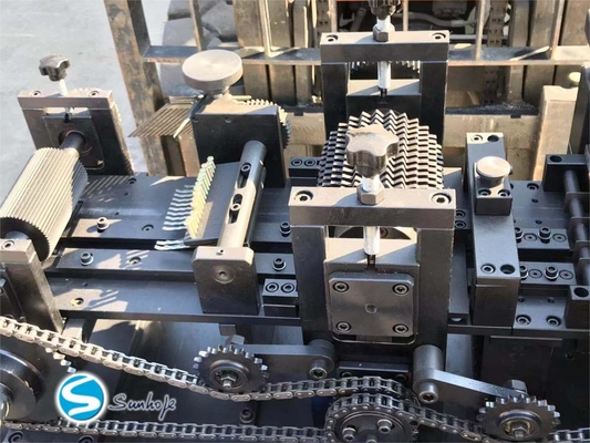 60 Times / Min Radiator Fin Forming Machine 5-8mm Height Serrated