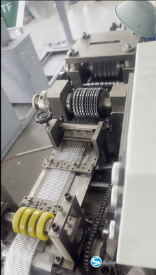 PLC Controlled Automotive Aluminum Radiator Fin Forming Machine Touch Screen Operation
