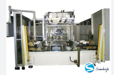 Adjustable Running Speed Radiator Core Builder Machine For 6-8 Cylinders And Maximum Core Size 900*900*56mm