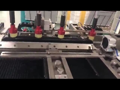 150mm 최대 폭 헤드 플레이트 크기, 4면 완전 클린칭 플라스틱 탱크 제조 기계