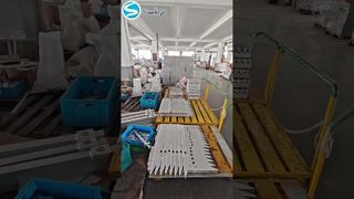 ? 공장 현장 라이브 - 플레이트 핀 오일 쿨러 처리 작업 중. #공장제품 #기계 #라디에이터