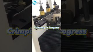 반자동 라디에이터 탱크 압착기 ⚙️ 공장 생산#radiator#machine#factoryprocess